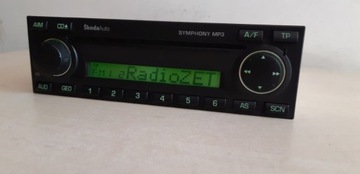 RADIO FABRYCZNE CD SKODA SYMPHONY MP3 OCTAVIA I SUPERB I ROZKODOWANE