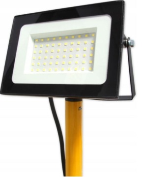 Statyw + Naświetlacz 50W halogen LED lampa robocza