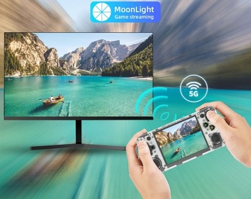 Портативная мобильная игровая консоль в стиле ретро Anbernic RG35XX H 64 ГБ IPS, белая