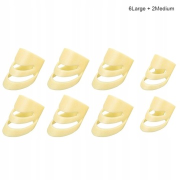 8 sztuk / zestaw Alaska Pik Finger Picks do