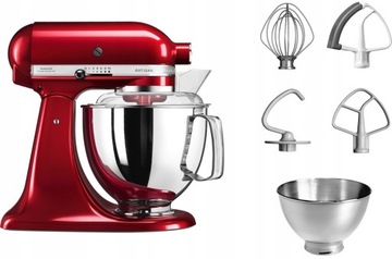 KITCHENAID 5KSM175PSECA robot kuchenny Artisan 4,8L Czerwony