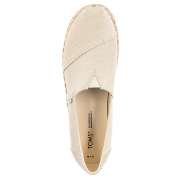 Toms Toms, Natural, Heavy Twill W Platform 1001783