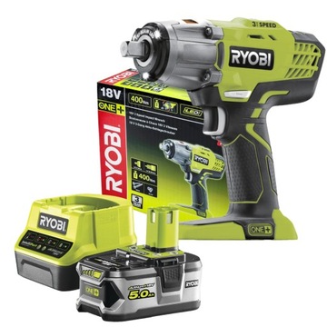 АККУМУЛЯТОРНЫЙ КЛЮЧ RYOBI 18V R18IW3 + 5Ah