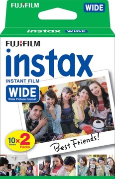 Fujifilm Papier Instax Wide Regular Glossy 2x 10 sztuk Papier fotograficzny