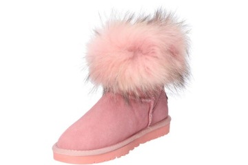 B054 СНЕЖНЫЕ БОТИНКИ EMU ЗИМНИЕ БОТИНКИ НА КОЖАНОМ МЕХЕ P 41