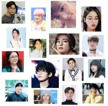 ПРОЗРАЧНЫЕ ОЧКИ kpop k-pop bts harajuku nerdy