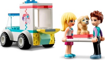 LEGO FRIENDS 41694 КЛИНИКА ДЛЯ ЖИВОТНЫХ скорая помощь + СУМКА LEGO