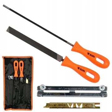 НАБОР YATO ДЛЯ ЗАТОЧКИ ЦЕПИ 4,5мм НАПИЛКА 4 ЭЛЕМЕНТА YT-85041