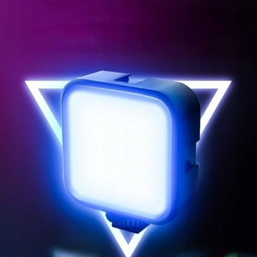 Светодиодная лампа RGB красочная с регулированием света для селфи фильма селфи