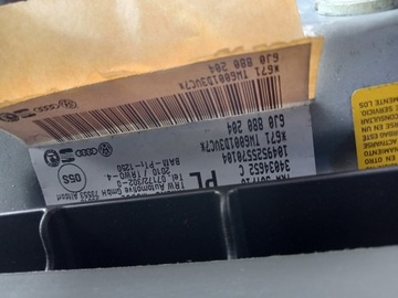 DESKA KONZOLA KOMPLET AIRBAG PÁSY SEAT IBIZA IV ORIGINÁLNÍ 6J1857067