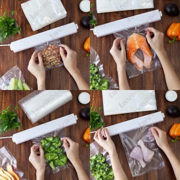 ВАКУУМНЫЕ ПАКЕТЫ С НАКАТКОЙ для запайщика, 30х50 см