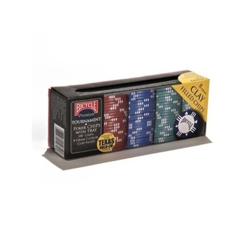 Żetony pokerowe 100 sztuk Bicycle 10716