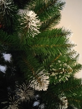 Елка НА ЗАСНЕЖЕННОМ СТВОЛЕ СОСЫ 80 см ПРЕМИУМ