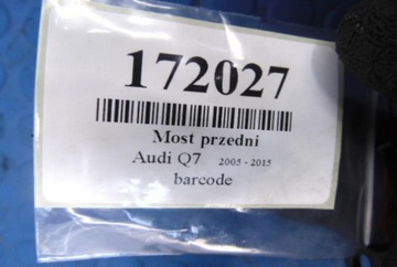 AUDI Q7 3.0TDI NÁPRAVA PŘEDNÍ