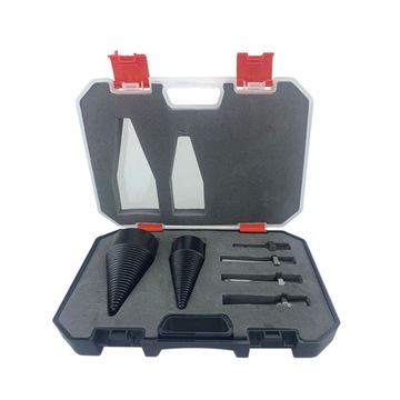 Шнек для колки дров, дрель, конус колки, 2 адаптера