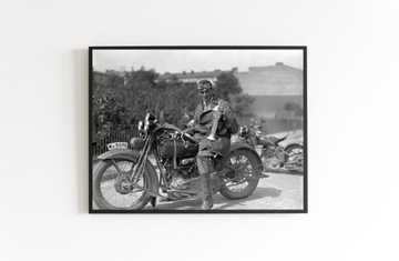 Stare Zdjęcie Harley Davidson 1929r.. 50x40cm