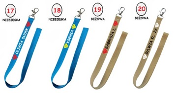 Smycz na klucze PERSONALIZOWANA - dla dziewczyny, mamy itp