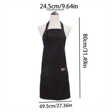 1 шт. фартук, водонепроницаемый и маслостойкий фартук для домашнего использования, регулируемый фартук нагрудник