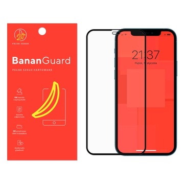 Szkło hartowane 5D BananGuard pełne do Apple iPhone 12 / 12 Pro