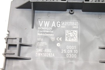 MODUL POHODĚ VW SHARAN (7N1, 7N2) 5K0937084D 2.0L DIESEL 103KW 2011