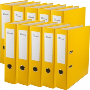 10 x SEGREGATOR BIUROWY A4 75mm SZEROKI OKUTY