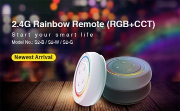 MiLight S2 черный пульт дистанционного управления для светодиодного контроллера RGB+CCT