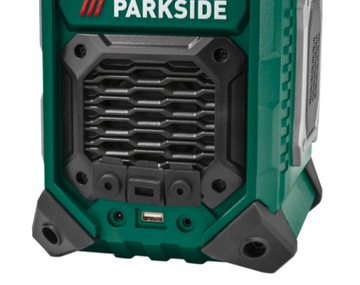 Перезаряжаемая радиостанция 20 В PARKSIDE PBRA 20-Li B2 для стройки Bluetooth 554
