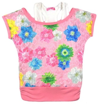 Блуза из кружевной сетки FLOWERS 3570 BETINA 16 зл. брутто