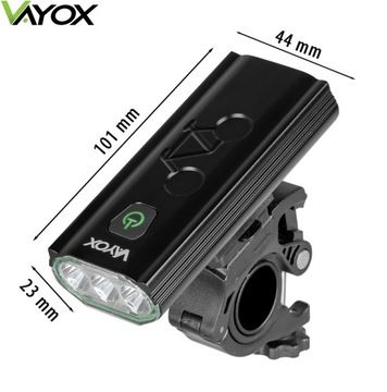 ВЕЛОСИПЕДНОЕ ОСВЕЩЕНИЕ ПЕРЕДНЯЯ ЛАМПА ВЕЛОСИПЕДНАЯ ЛАМПА LED USB-C 980лм VAYOX