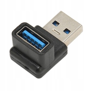 Прямоугольный адаптер USB-папа-гнездо USB под углом 90 градусов