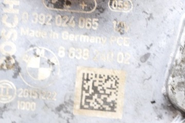 BMW 3 F30 MOTOR OBĚHU VODY 8638240 0392024065 2.0 HYBRIDNÍ 185KW 2016