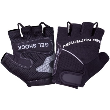 TREC GEL SHOCK TRAINING Перчатки для тренажерного зала и велосипеда | Черный Размер M