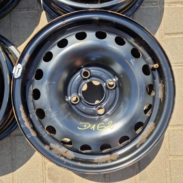 4× DISK OCELOVÝ VOLKSWAGEN OE SEAT MII VW UP SKODA CITYGO 5.0" X 14" 4X100 ET 35