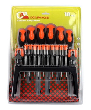 НАБОР ОТВЕРТОК С МАГНИТОМ 18 ШТ.