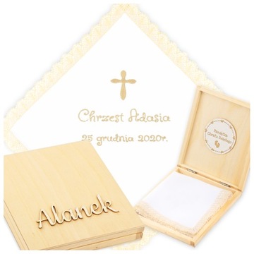 Халат с именем Белый халат с вышивкой + КОРОБКА шт.