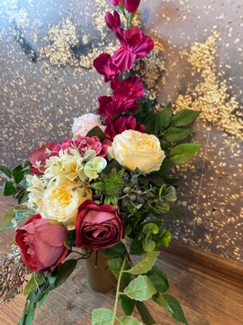 СОСТАВ букет КРЕМОВЫЙ НАБОР для могилы кладбище СЕРДЦЕ