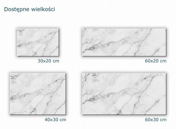 КУХОННАЯ ДОСКА СТЕКЛЯННАЯ 40x30 379b Мрамор Серый