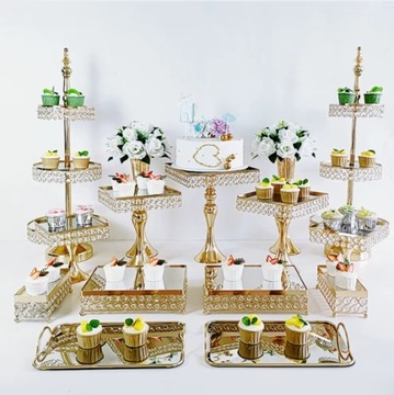 Зеркальная тарелка для торта