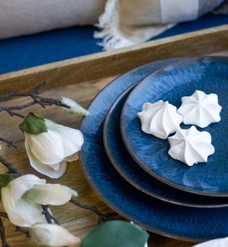 LUBIANA BOSS KERAJET COSMOS SERWIS 6/18 SERWIS OBIADOWY 9154 /631 NIEBIESKI