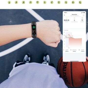 SMARTWATCH AMOLED SMARTBAND PULS ЖЕНСКИЙ СПОРТИВНЫЙ ФИТ