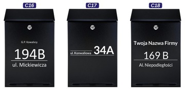 Почтовый ящик C-4 EUROSBOX большой - УФ печать