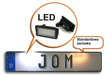 LAMPY LED PODSVÍCENÍ SPZ BMW 7 E38