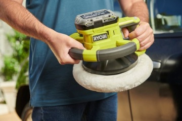 АККУМУЛЯТОРНАЯ ПОЛИРОВАЛЬНАЯ МАШИНА RYOBI RBP18250 25 СМ 18 В + 5 Ач