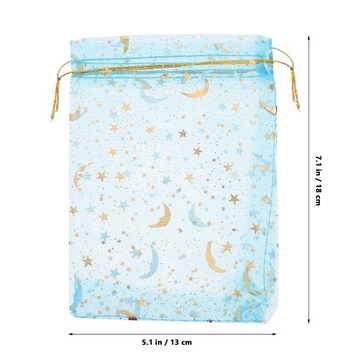 WORKI NA CUKIERKI OPAKOWANIE ZBIORCZE NA PREZENT Z ORGANZY