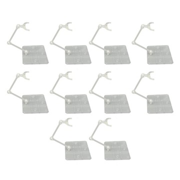 STOJAK DLA LALKI STOJAK NA FIGURKI AKRYL 10SZT