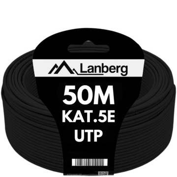 КАБЕЛЬ LAN КАБЕЛЬ ВИТАЯ ПАРА RJ45 UTP CAT.5E CAT.5E 50M LANBERG