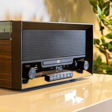 Ретро проигрыватель + винил BT USB FM AUX CD СТЕРЕО