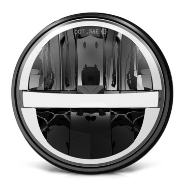 REFLEKTOR LAMPA PRZÓD MOTOCYKLOWA H4 LED 5.75 