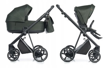 ROAN wózek 2w1 IVI +adaptery BLACK FOREST