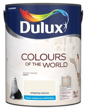 FARBA DULUX KOLORY ŚWIATA- antyczny marmur, 5l